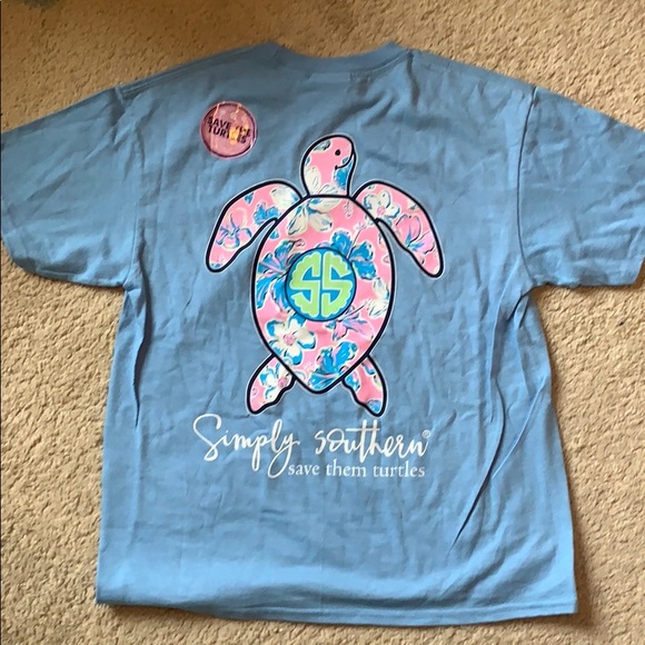 Simply Southern Other - Simply southern blue t shirt